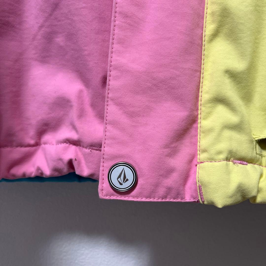 【美品】Volcom M カラーブロック ウィンタージャケット　カラフル　スノボ