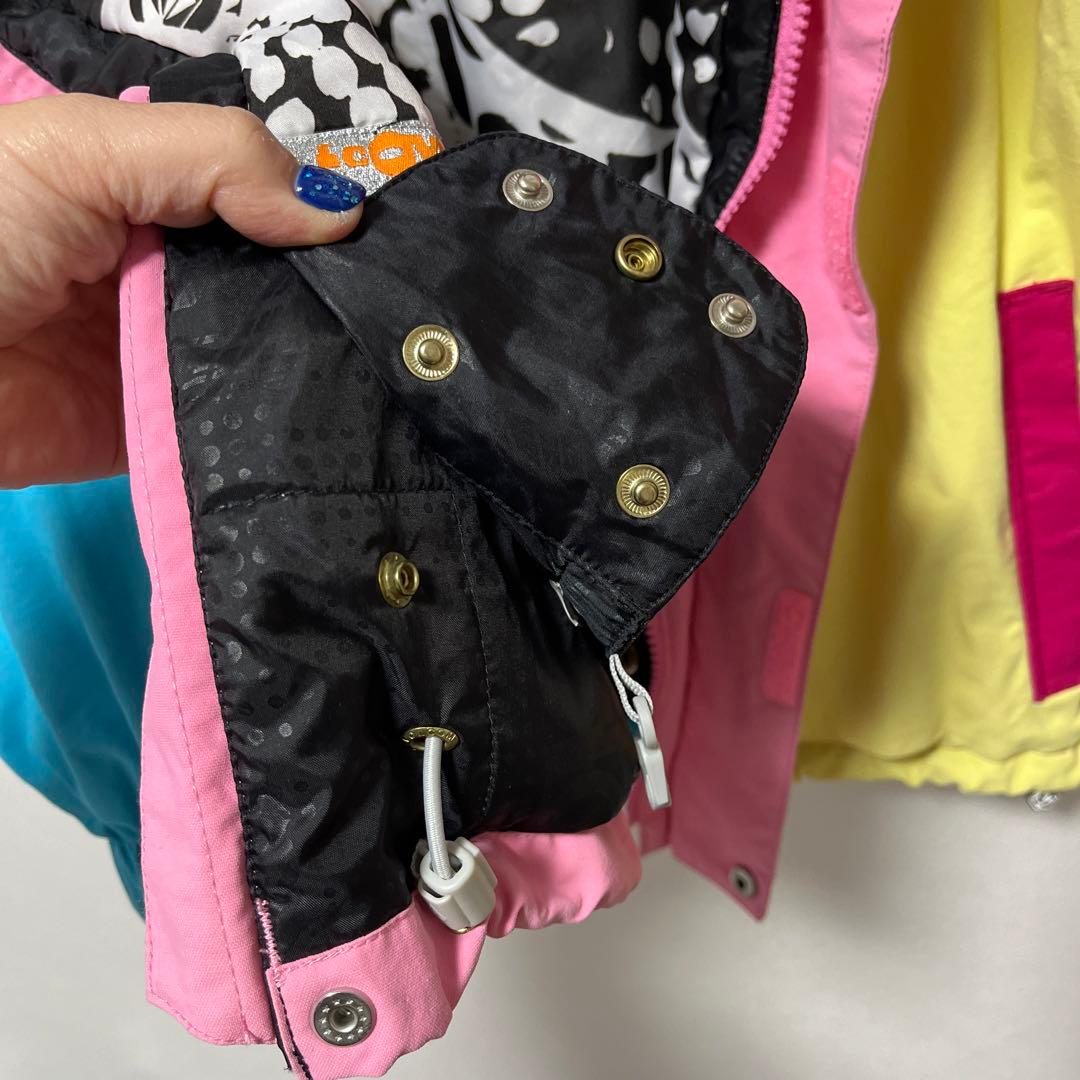 【美品】Volcom M カラーブロック ウィンタージャケット　カラフル　スノボ