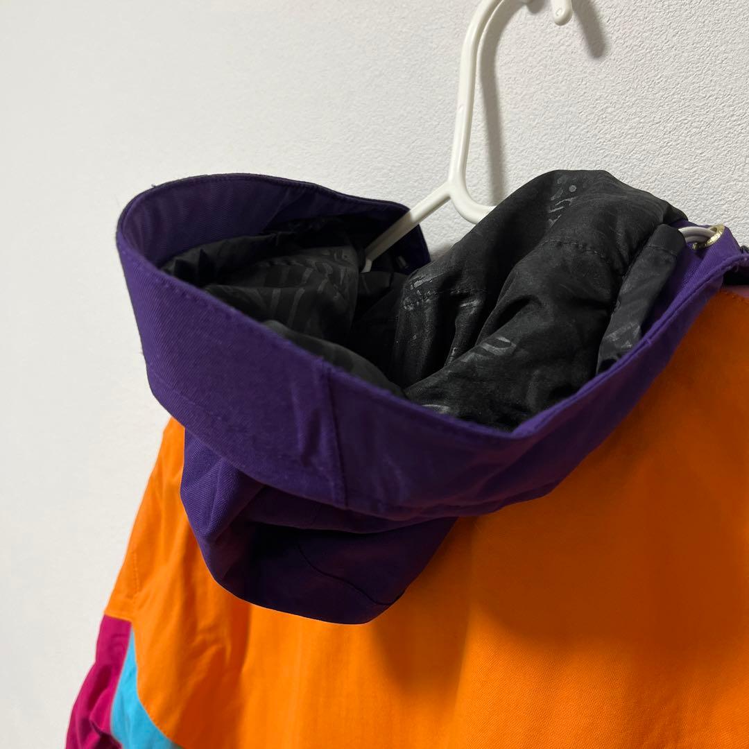 【美品】Volcom M カラーブロック ウィンタージャケット　カラフル　スノボ