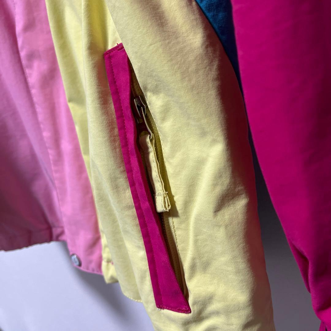 【美品】Volcom M カラーブロック ウィンタージャケット　カラフル　スノボ