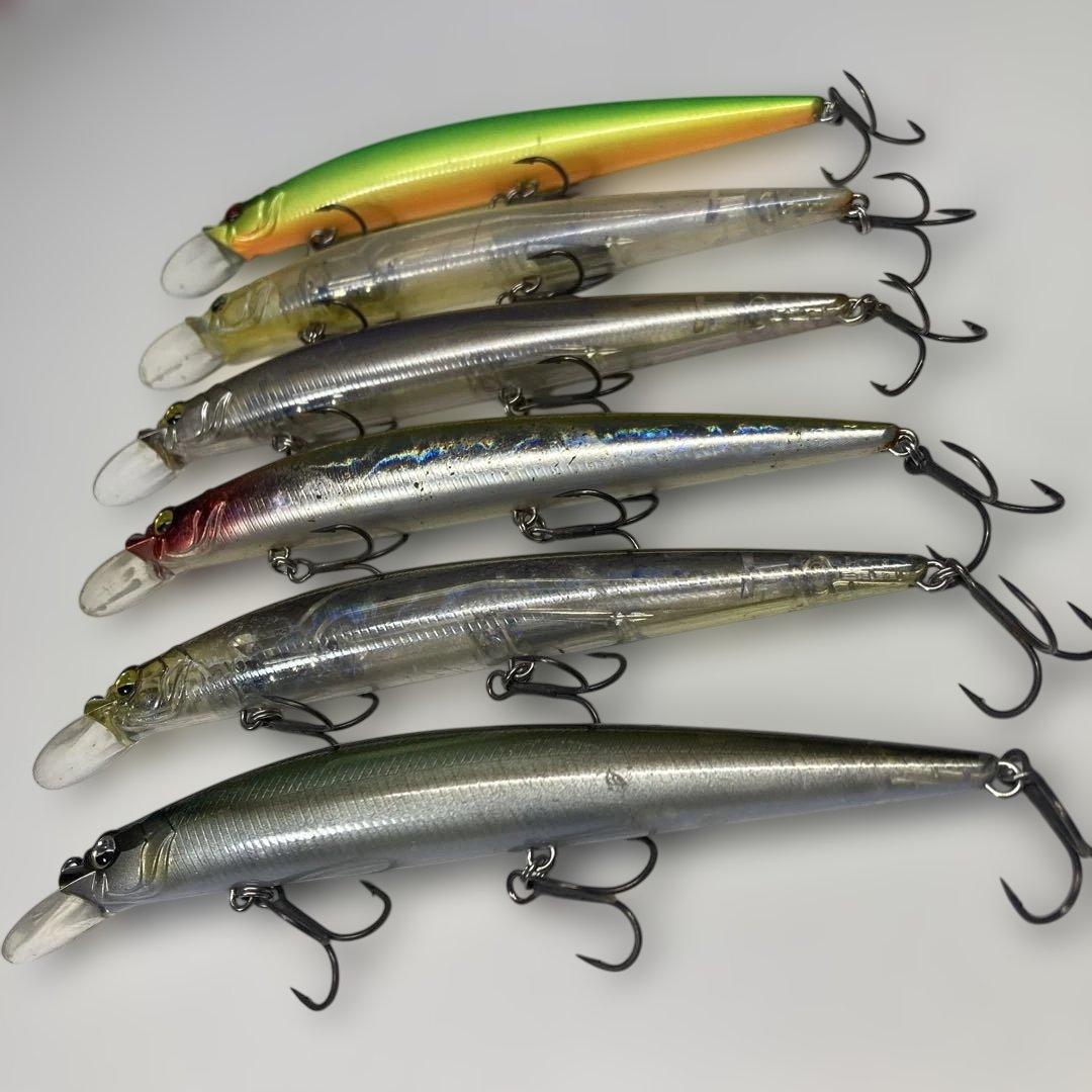 レイドジャパン　レベルミノー　6セット