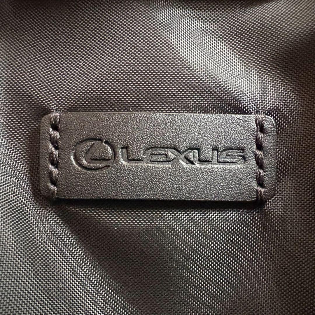 【美品】LEXUS 高級ラウンドバッグ　イタリアンファブリック　保冷仕様