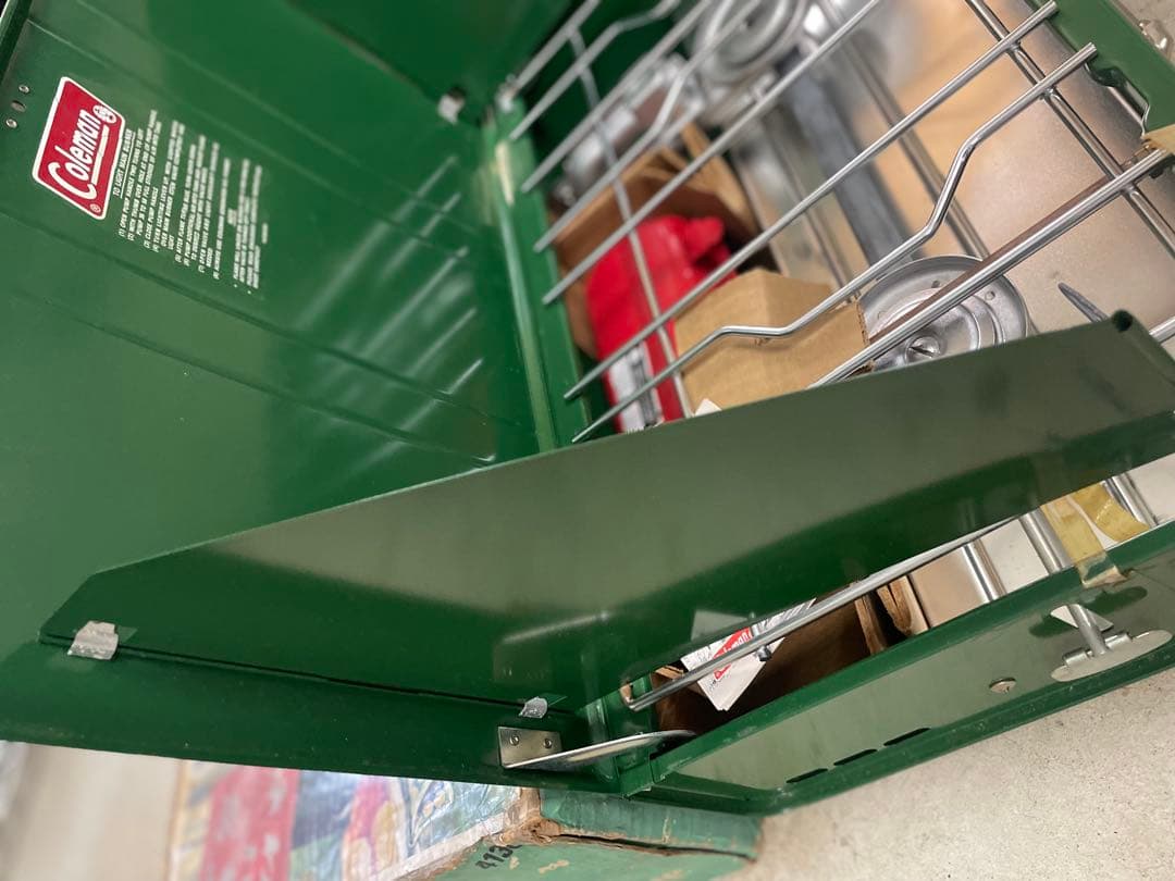 未使用　79年製　取扱説明書付　コールマン　ツーバーナーコンロ