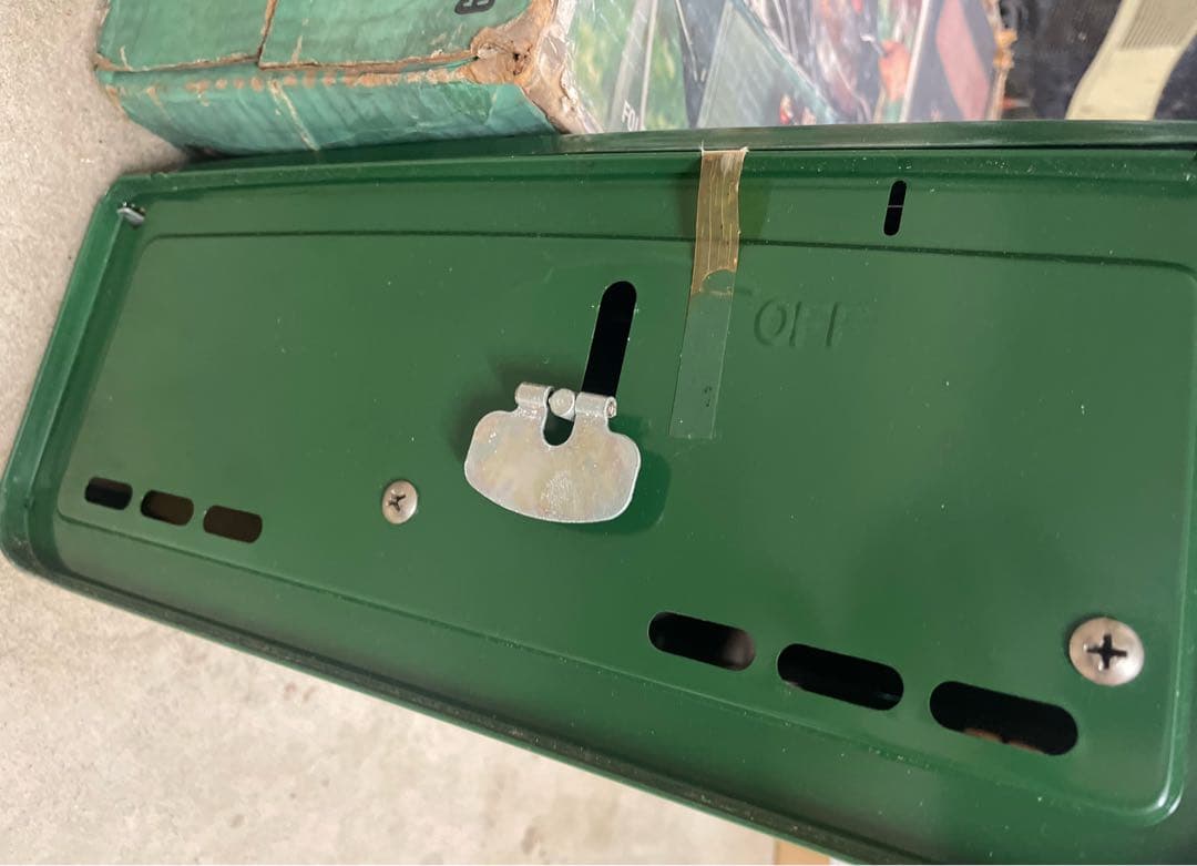 未使用　79年製　取扱説明書付　コールマン　ツーバーナーコンロ