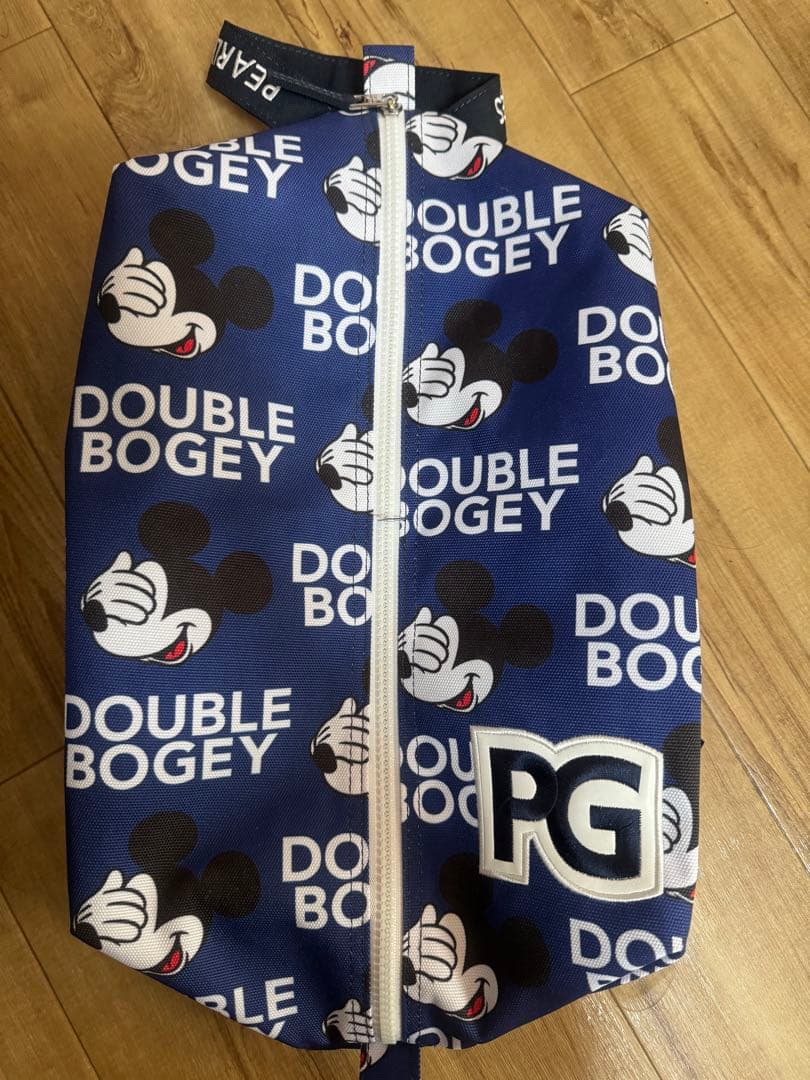 PEARLY GATES×ミッキー ／ロッカーバッグ、シューズケースセット