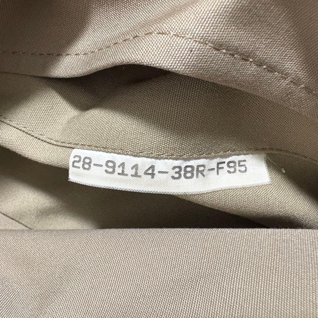 米国製 ブルックス ブラザーズ ステンカラーコート 38R ベージュ ライナー付