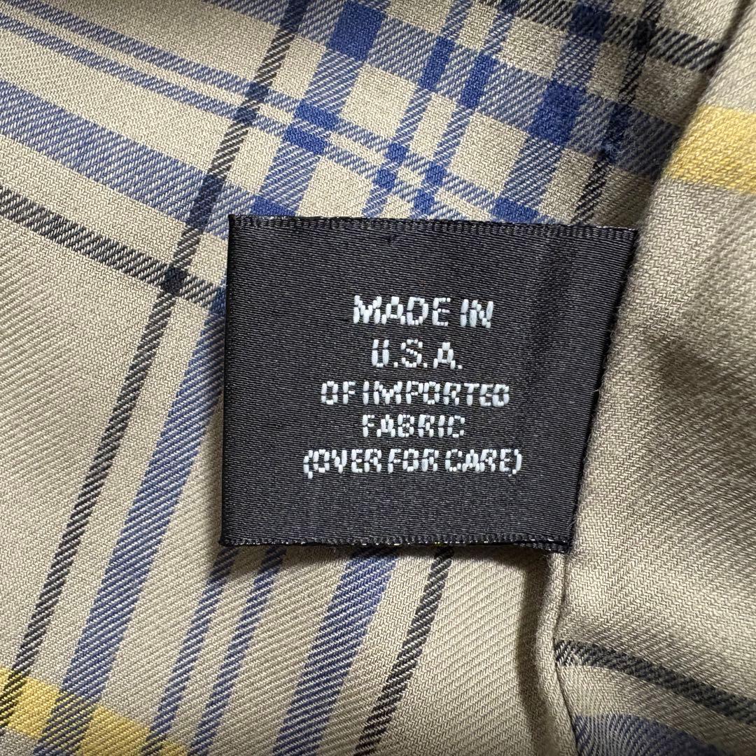 米国製 ブルックス ブラザーズ ステンカラーコート 38R ベージュ ライナー付