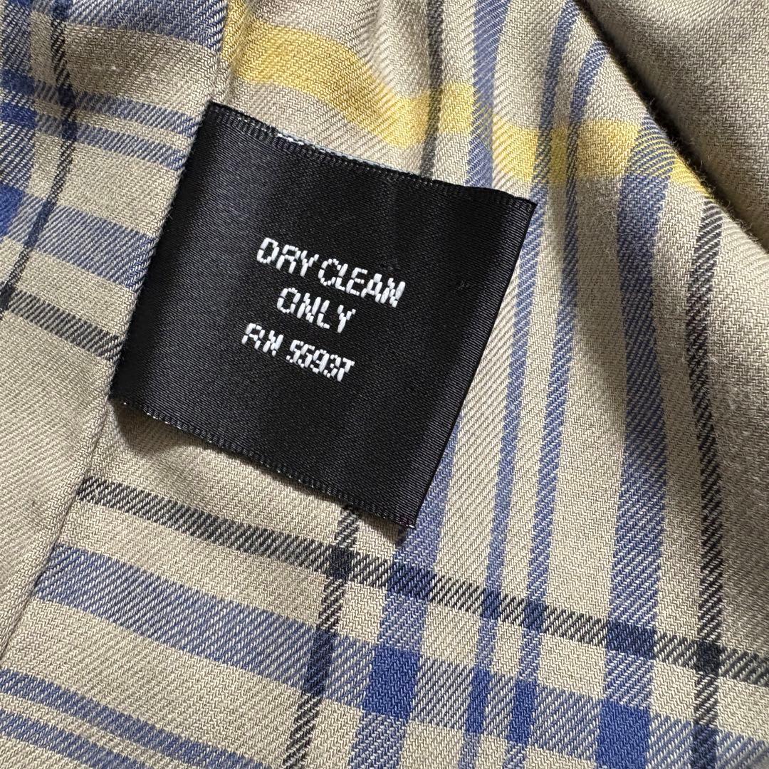 米国製 ブルックス ブラザーズ ステンカラーコート 38R ベージュ ライナー付