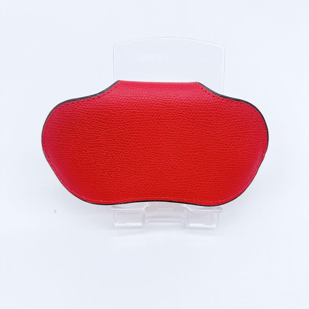 美品☆Valextra ヴァレクストラ 赤 レザー メガネケース☆B84 - メルカリ