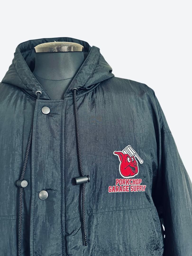 美品　ポークチョップ　スタジャン　porkchop Mサイズ　黒　チョッパー