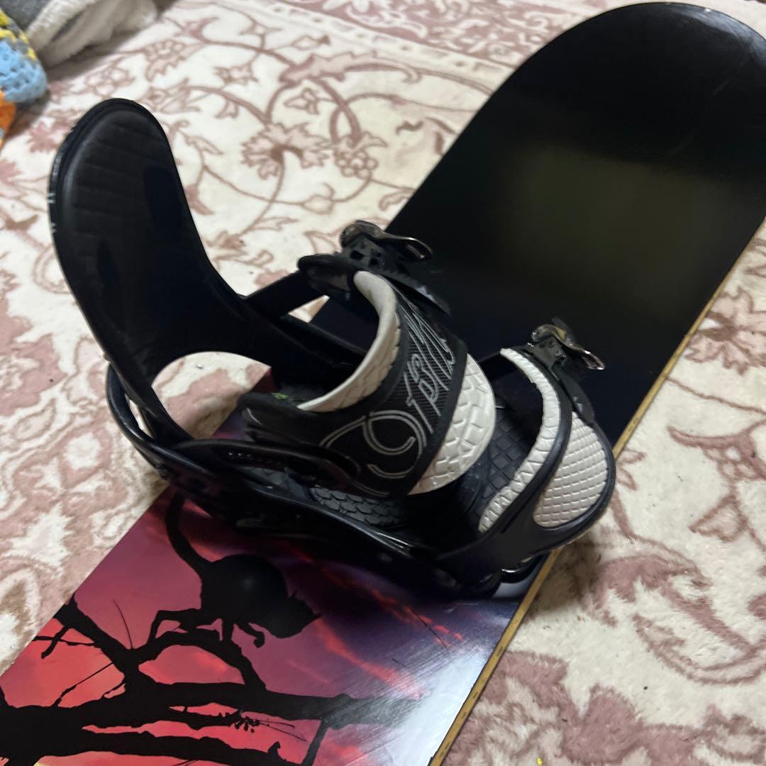 良品 BURTON CUSTOM 144cm バイン付 スノーボード2点セット