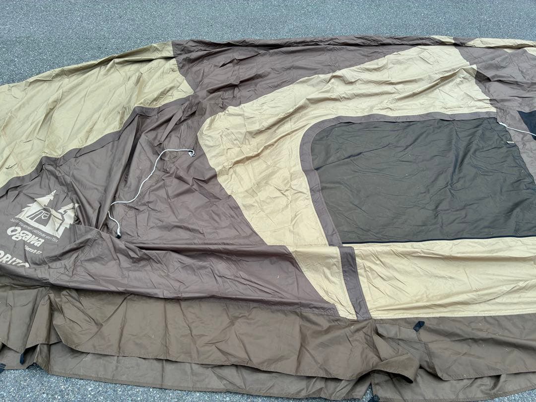 【オガワ×アポリト ティエラ5st テント】 アップフライポール・マルチシート付