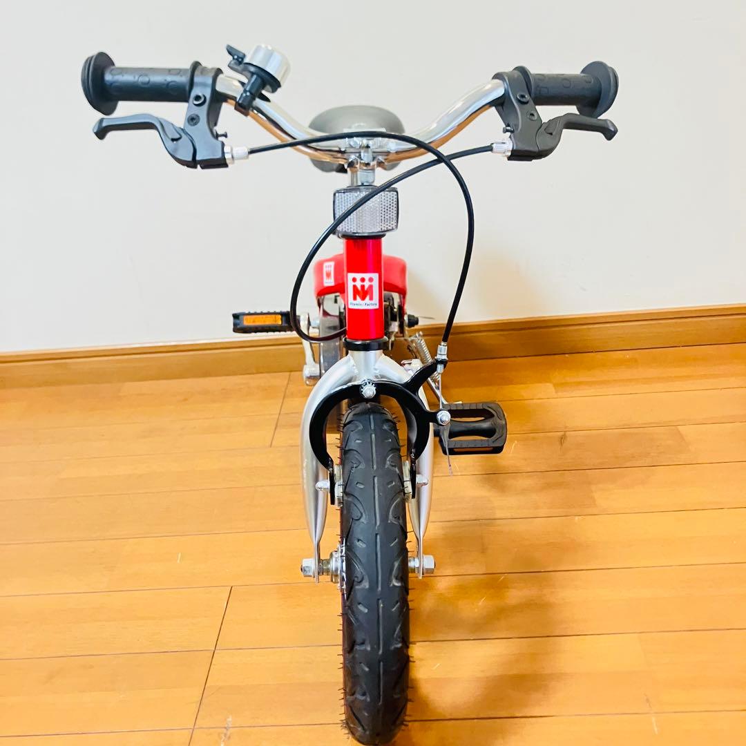 【美品・匿名配送】へんしんバイク 12インチ スタンド付属 レッド