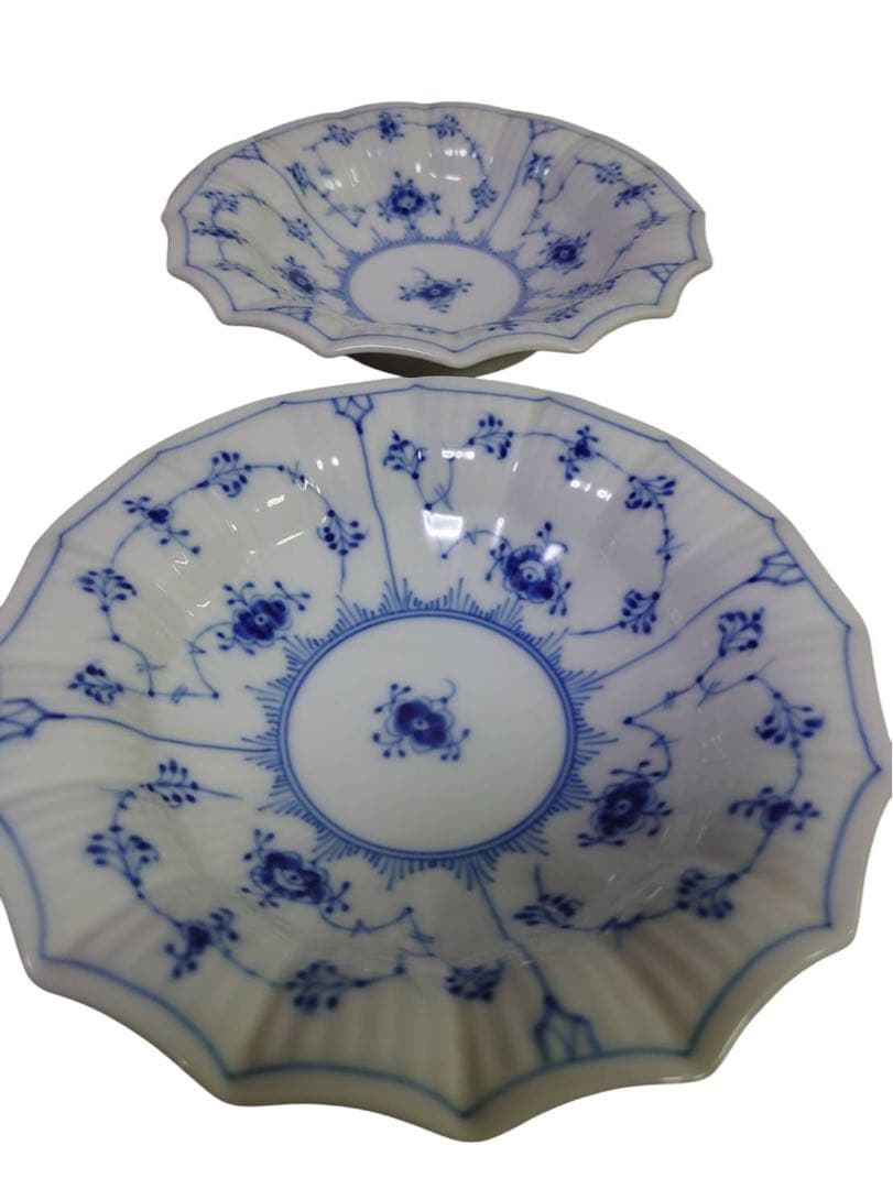 ロイヤルコペンハーゲン ブルーフルーテッド シェルディッシュ5枚セット