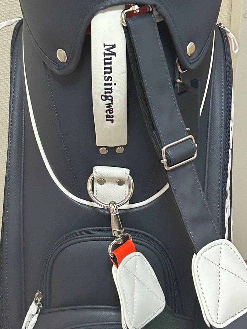 【値下げ】マンシングウェア　キャディバッグ　カートタイプ9.5型47インチ可