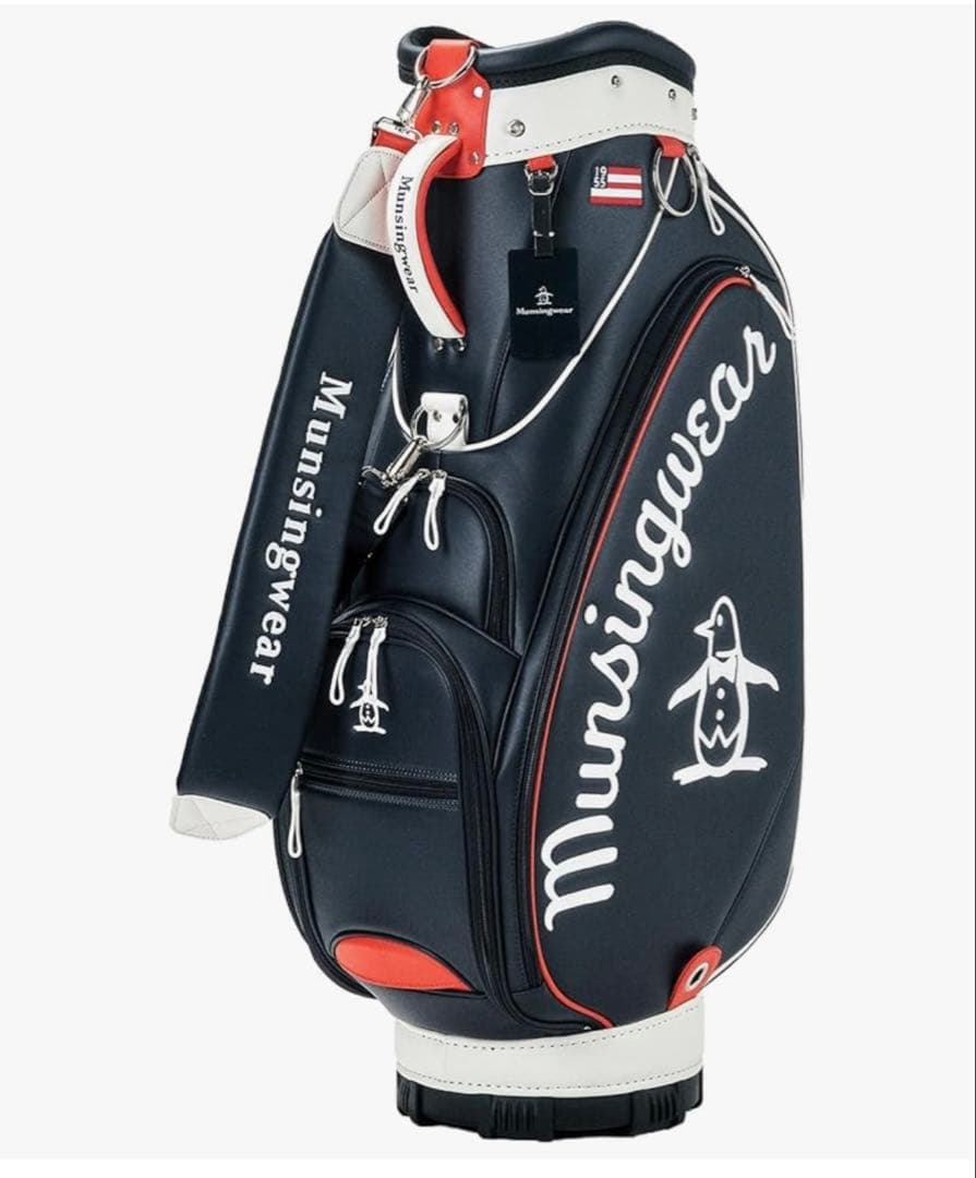 【値下げ】マンシングウェア　キャディバッグ　カートタイプ9.5型47インチ可