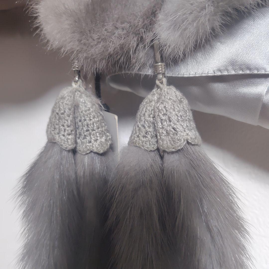 新品タグ付き 訳あり SAGA MINK サガミンク ショール 定価13万円