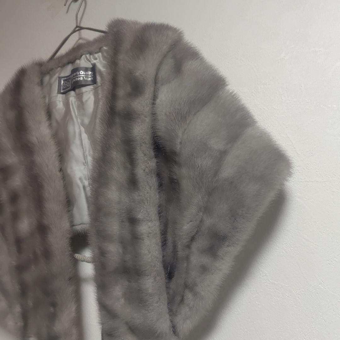 新品タグ付き 訳あり SAGA MINK サガミンク ショール 定価13万円