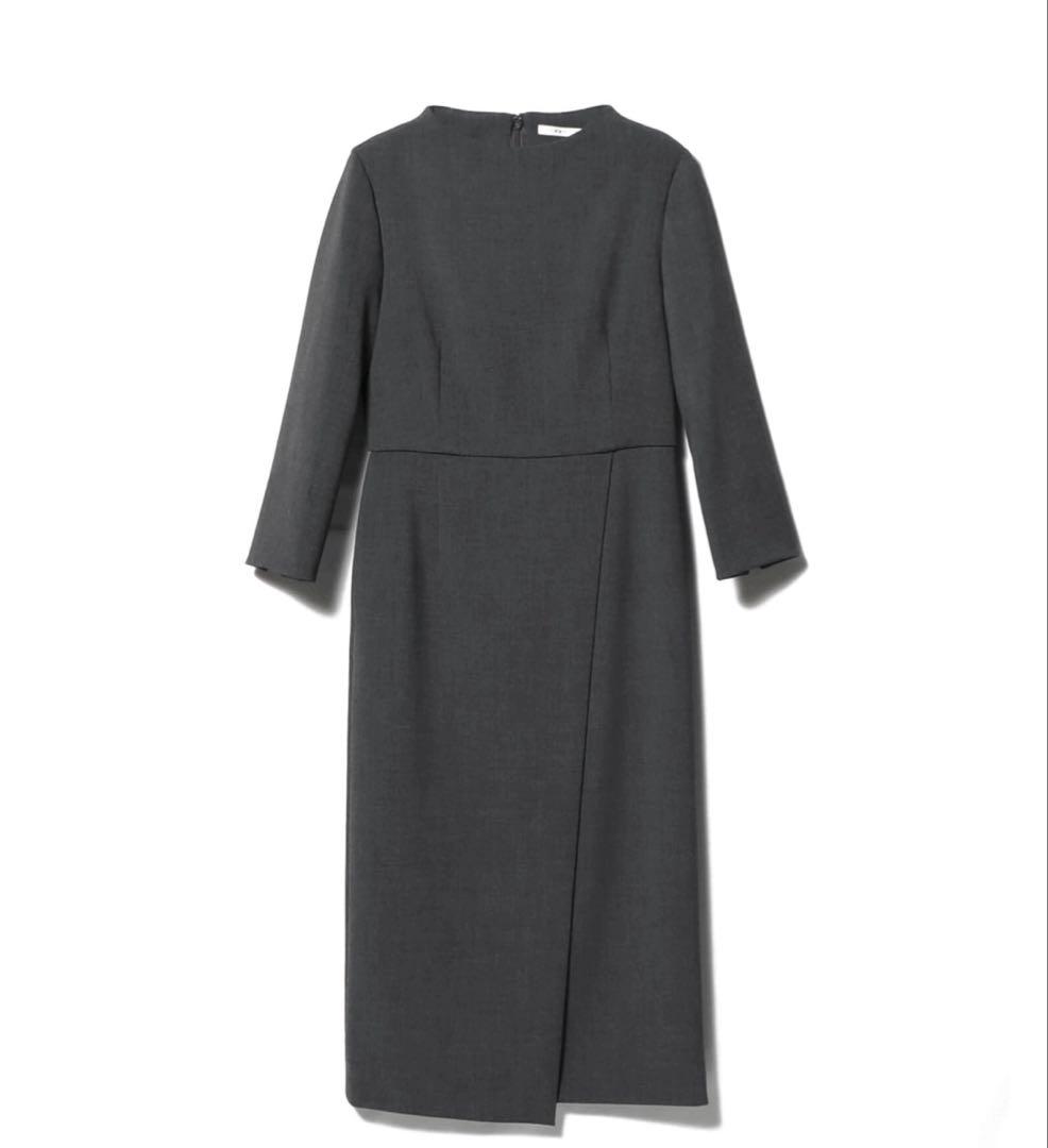 23AW エストネーション　フォーマル　ワンピース　ネイビー　入卒　お受験