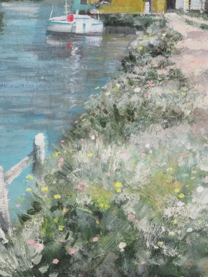 ◆ 春野修一 　「 ロワール」　油彩　F6　伊寿美会所属　◆