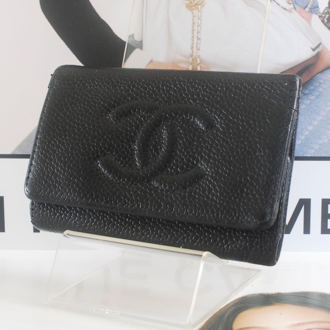 CHANEL＊シャネル＊6連キーケース＊キャビアスキン＊デカココ＊キーチェーン