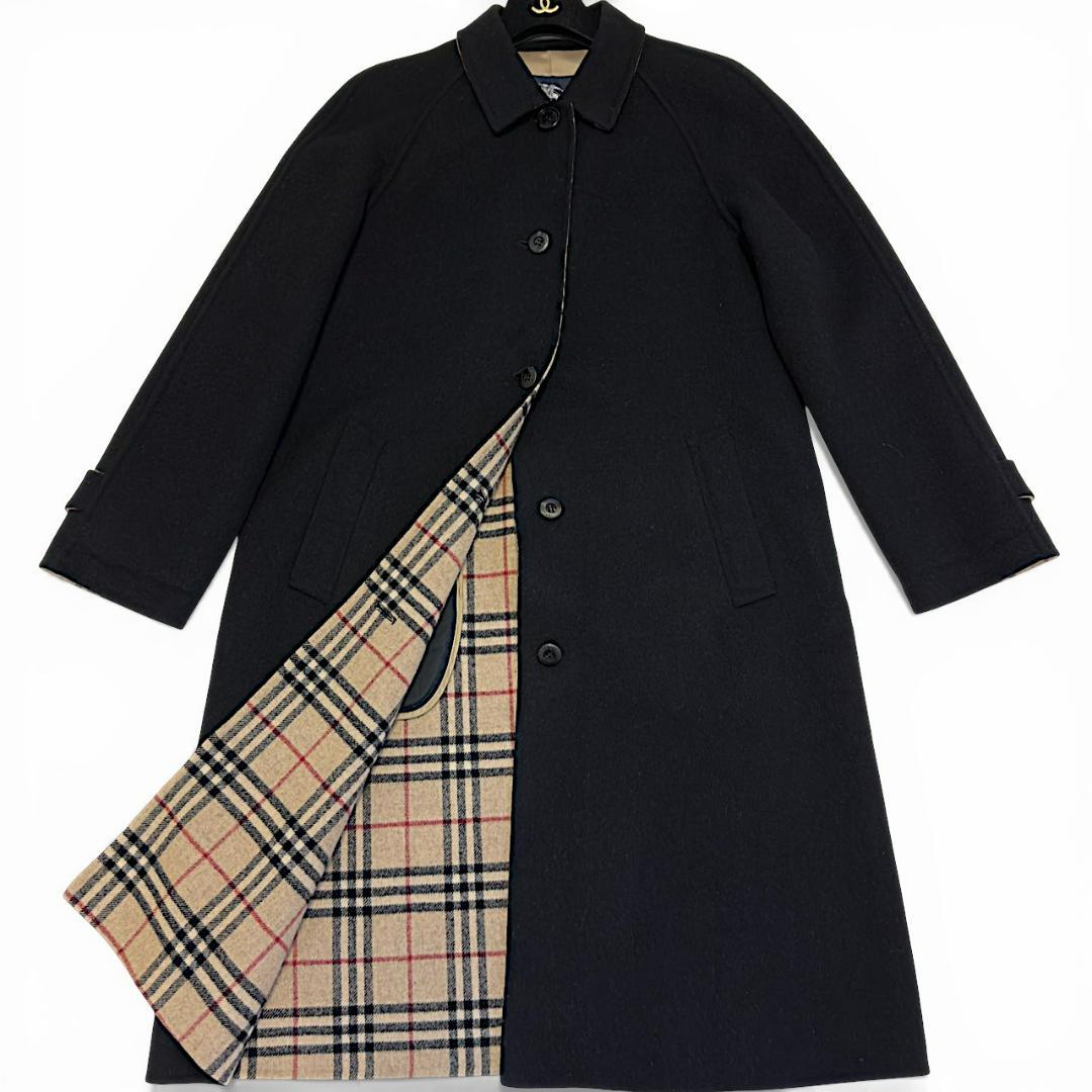 美品/カシミヤ】 BURBERRY LONDON ノバチェック ウールコート - メルカリ