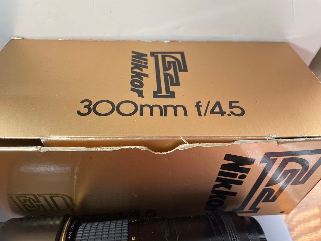 Nikon NIKKOR*ED 300mm F4.5 フィルター 箱 ポーチ