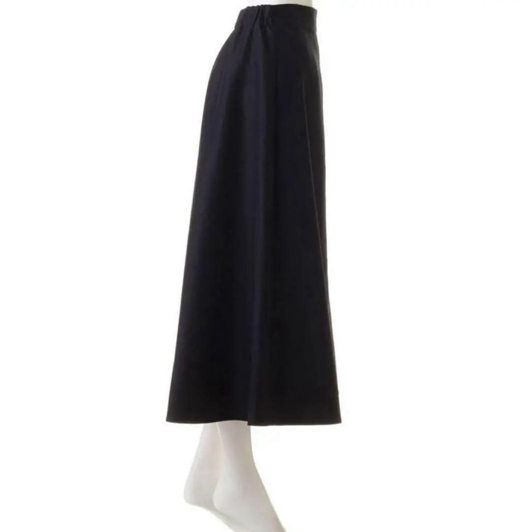 ebure クリアダブルクロス トラペーズスカート