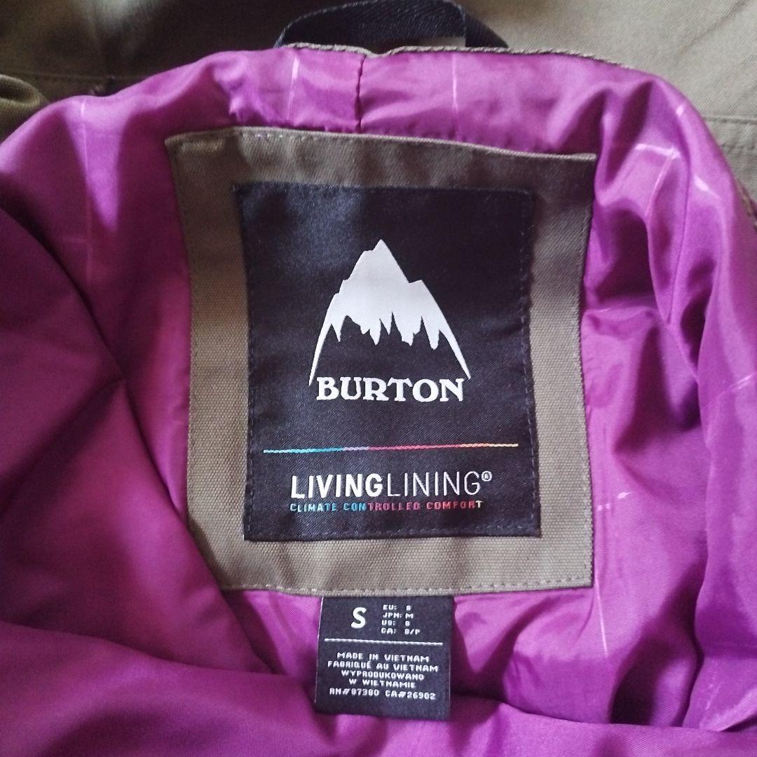 BURTONオリーブグリーン ビブパンツ 男性用