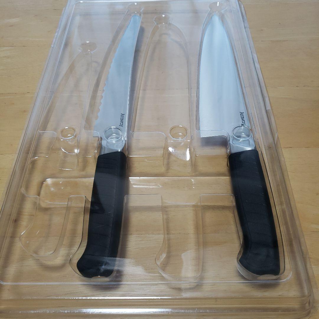 アムウェイ 新品キッチンナイフ パン切り包丁 セット - メルカリ