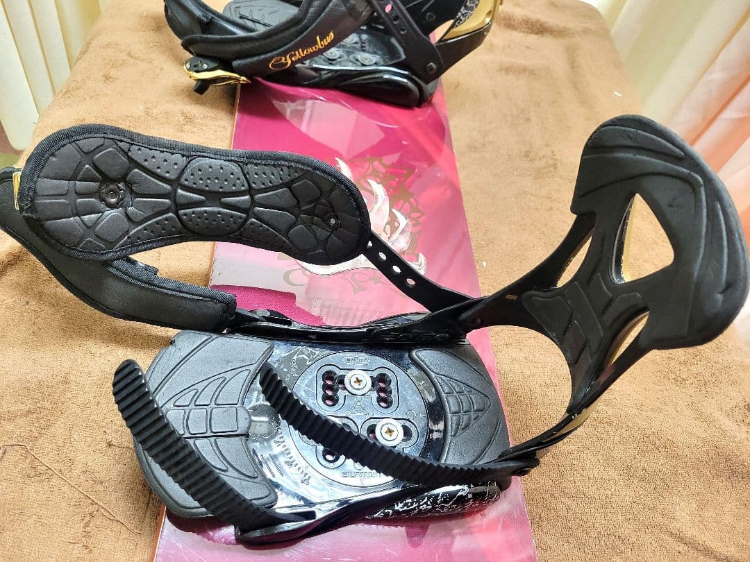 Burton Troop スノーボード カマキリ イエローバス ビンディング付き