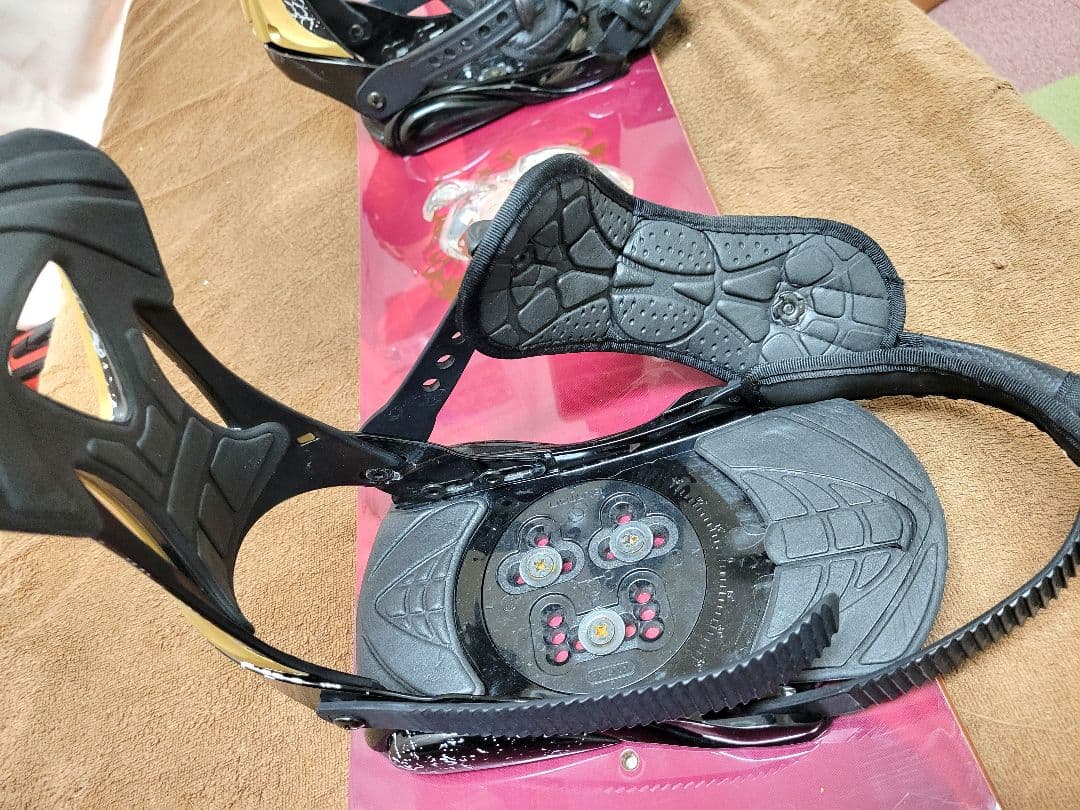 Burton Troop スノーボード カマキリ イエローバス ビンディング付き