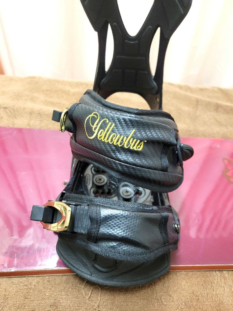 Burton Troop スノーボード カマキリ イエローバス ビンディング付き