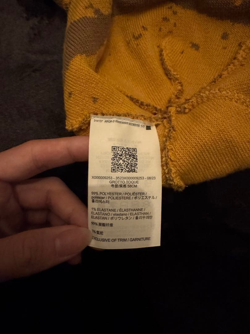 ARC'TERYX 迷彩ニット帽