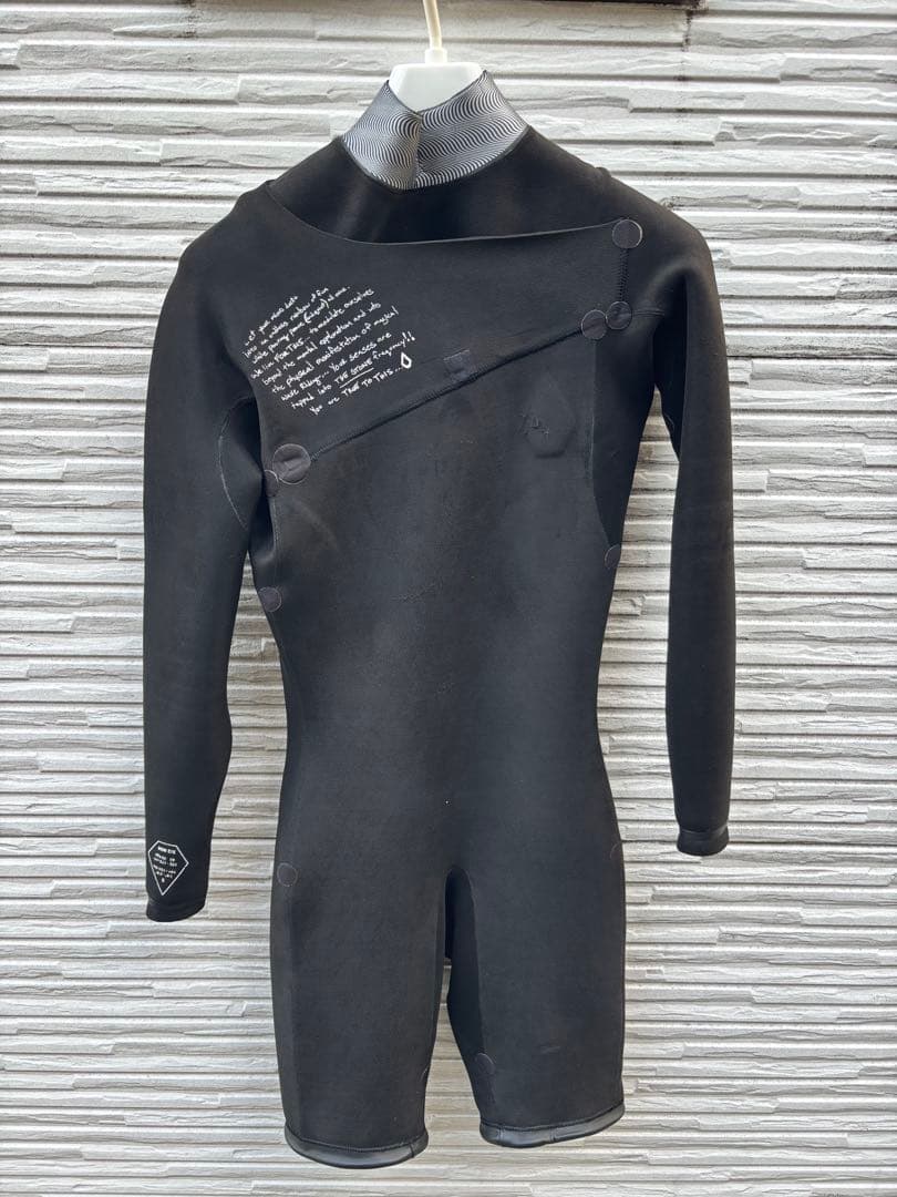 Volcom ブラック ロングジョン ウェットスーツ