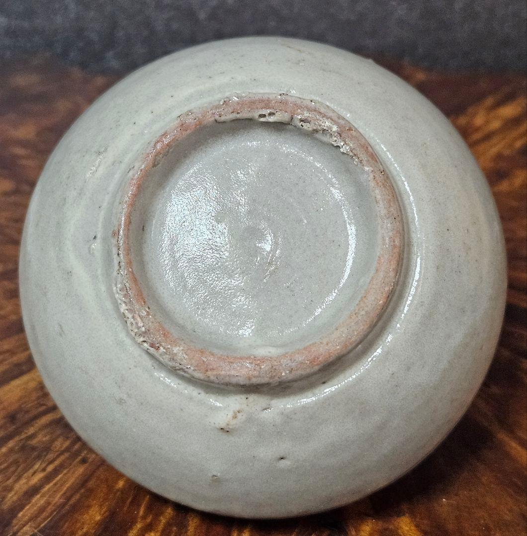 江戸時代中期～後期 古伊万里 染付 松竹梅の図 油壺 花入れ 化粧