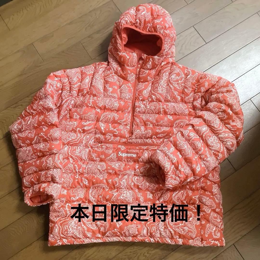 Supreme バンダナ柄 ダウンジャケット XL - メルカリ