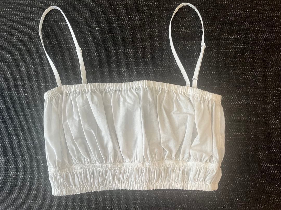 トップス yo BIOTOP cotton gather top