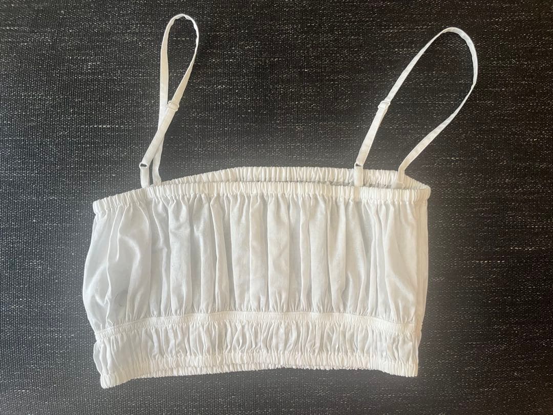 トップス yo BIOTOP cotton gather top