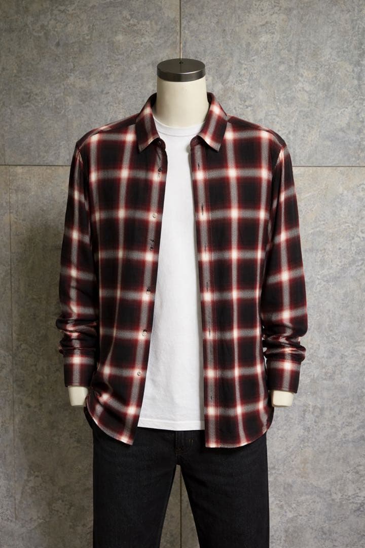 SAINT LAURENT 登坂広臣着用 サンローラン チェックシャツ - メルカリ