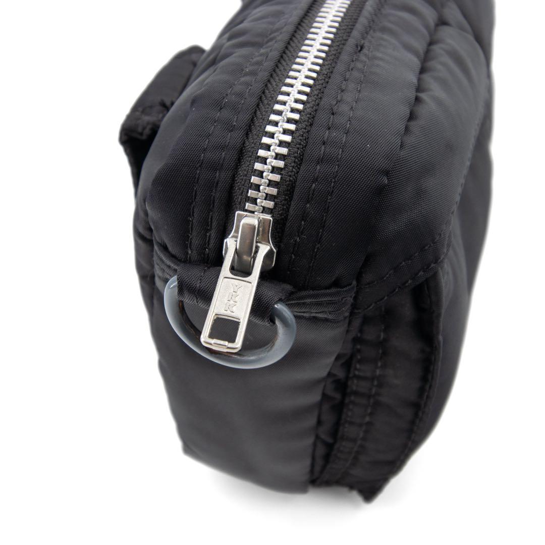 A024【美品】ポーター／タンカー　スリングバッグ　ショルダー　ナイロン　黒