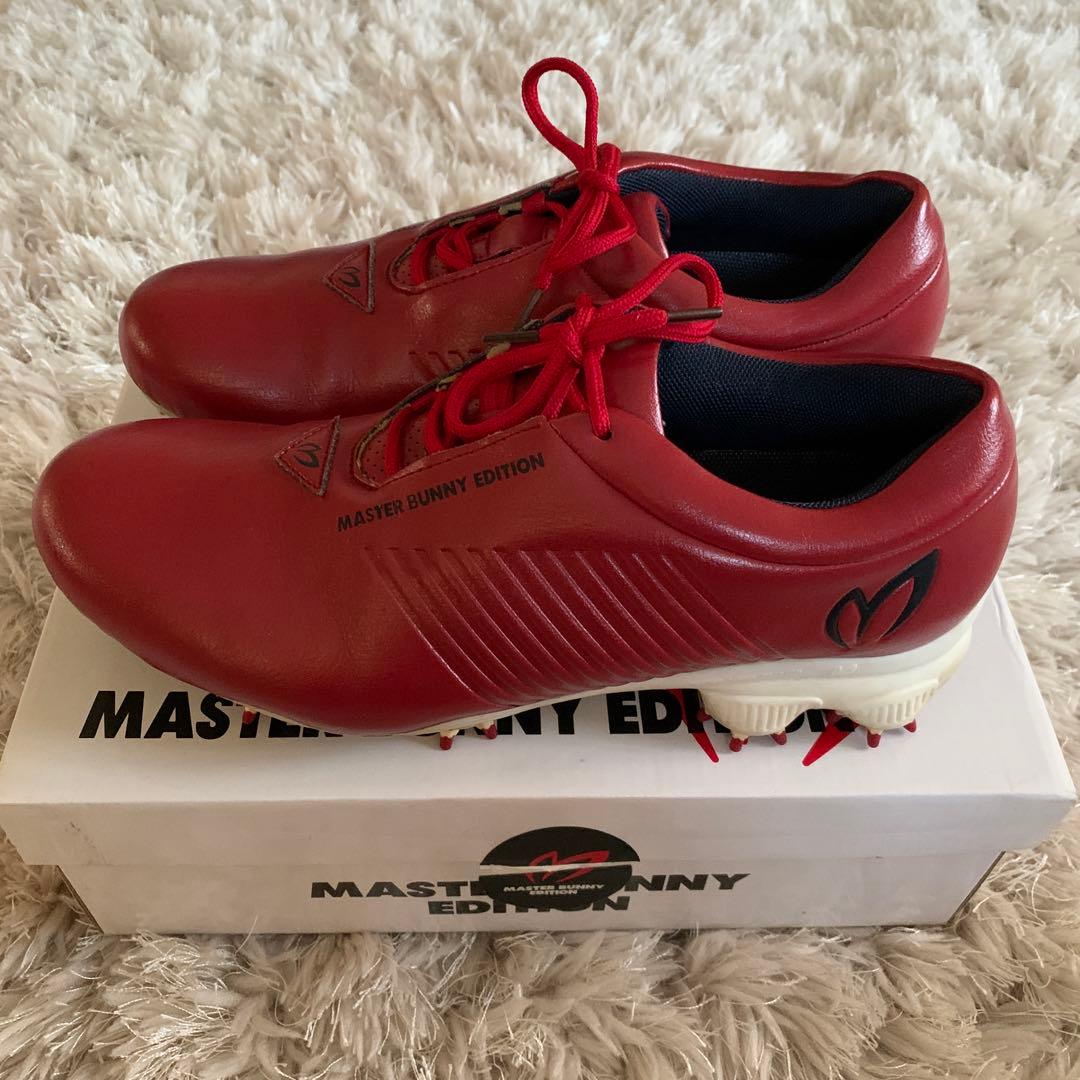 MASTER BUNNY★レディースゴルフシューズ★24.5★レッド