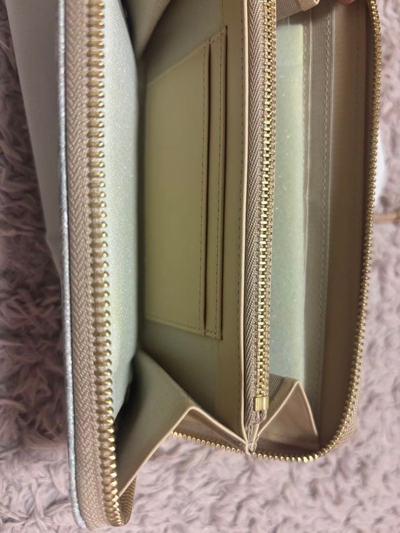 〜1/7値下げ❗️【美品】エーテル　マルグリート　長財布　ラウンドファスナー　花柄