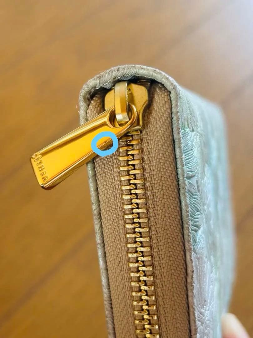 〜1/7値下げ❗️【美品】エーテル　マルグリート　長財布　ラウンドファスナー　花柄