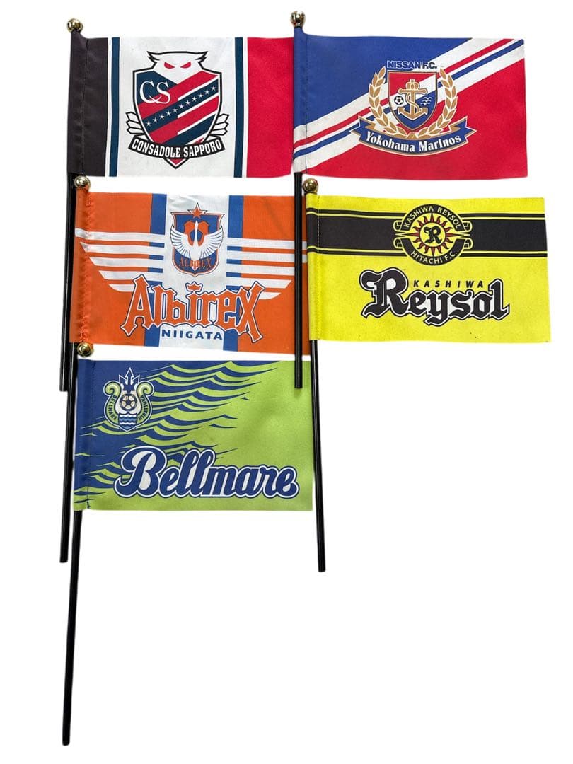 激レア　Jリーグ ミニフラッグ まとめ売り サッカー　応援グッズ