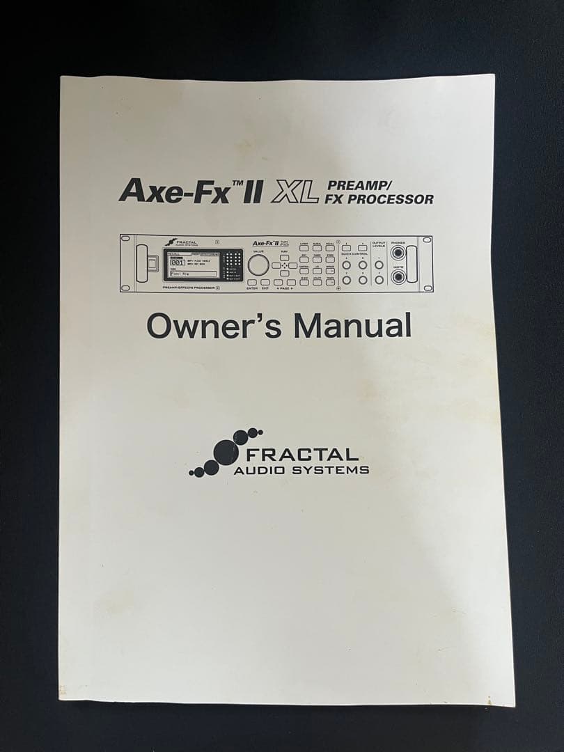 ギター Fractal Audio Axe Fx2 XL