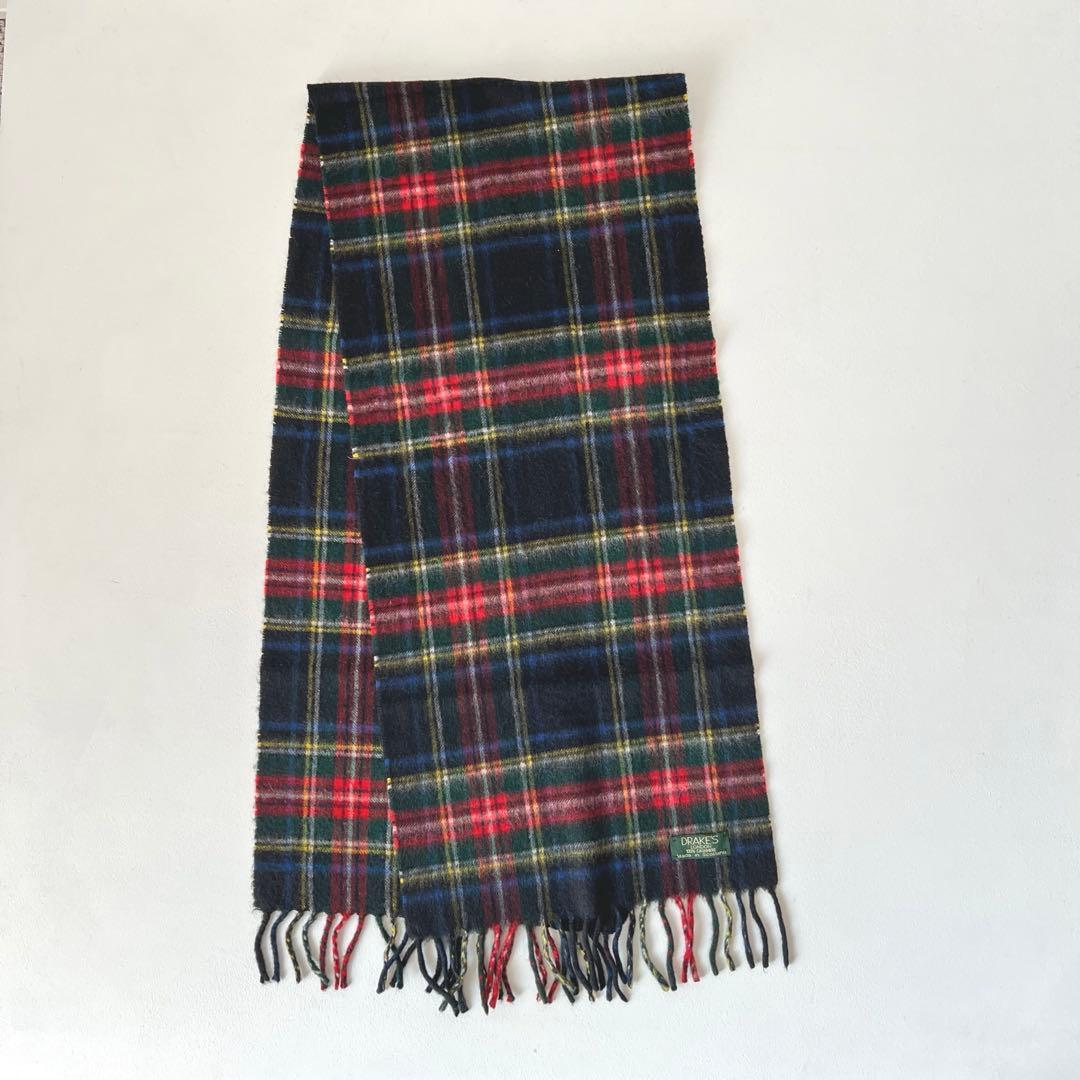 専用【美品・Vintage 】Drake´s カシミヤ マフラー ドレイクスの通販