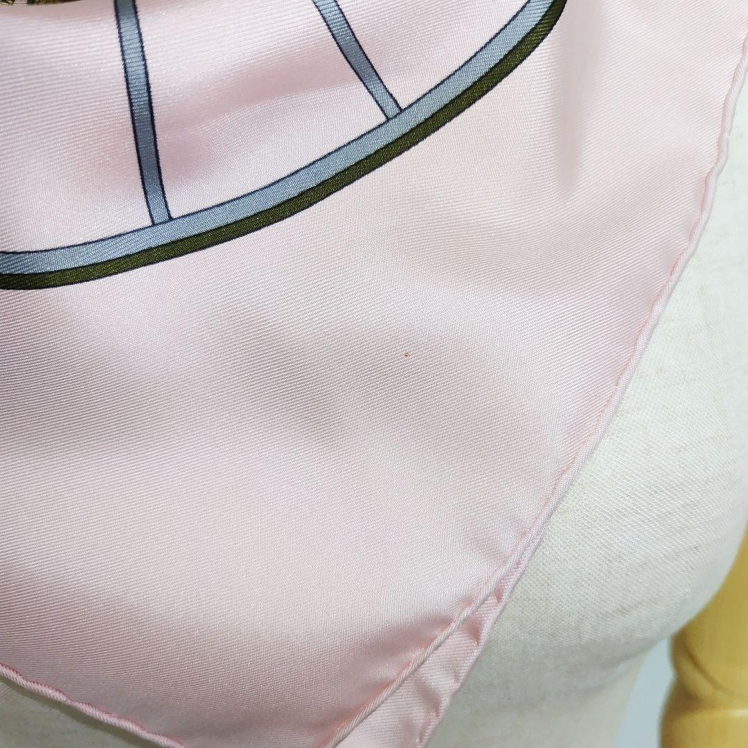 ✨️未使用✨️エルメス HERMES スカーフ カレ90 シルク100% ピンク