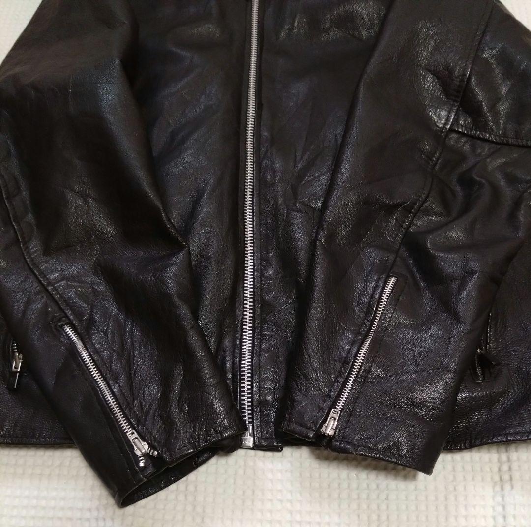 UK製 Interstate Leather シングルライダース 2XLサイズ