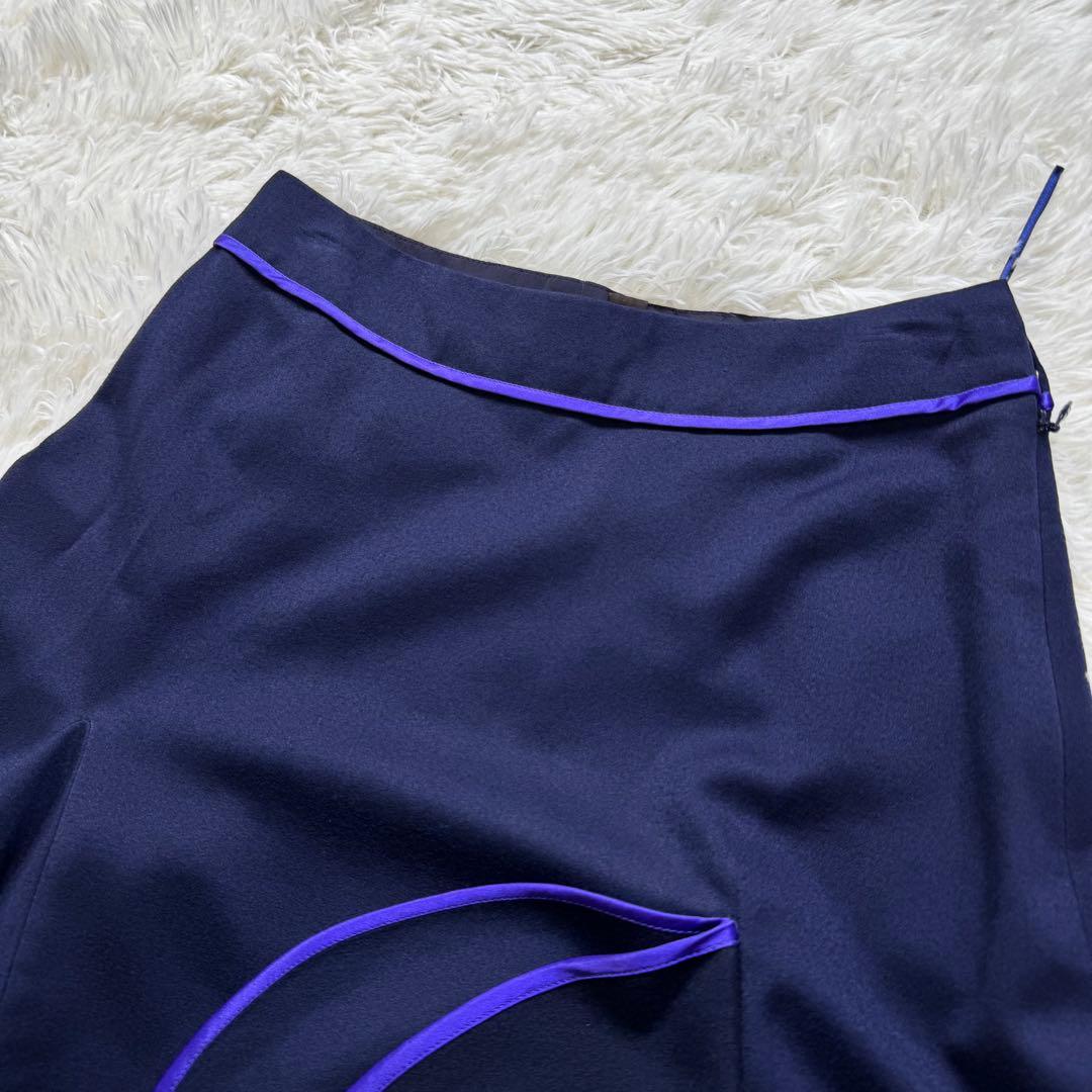 美品/希少✨ルイヴィトン スカート　フレア　ネイビー　34